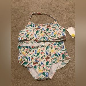 Mini Boden NWT 8-9 mermaid 2-piece